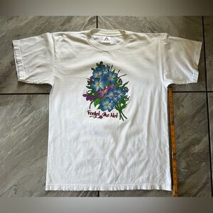 Forget Me Not T-shirt AAA Women’s Vintage Floral Design Mom